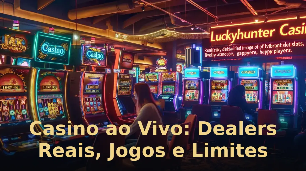 Casino ao Vivo: Dealers Reais, Jogos e Limites